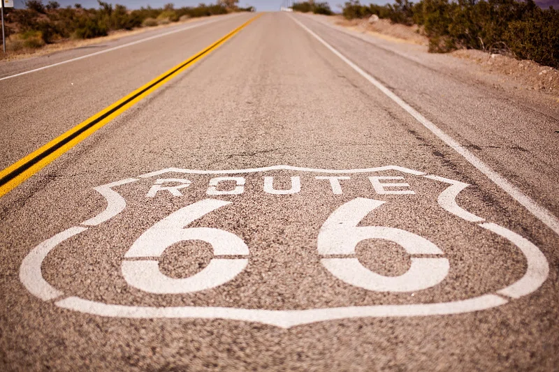 a picture of route-66