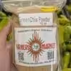 Hatch green chile powder a 12 ounce bag of Farmers Chile Market Hatch green chile powder