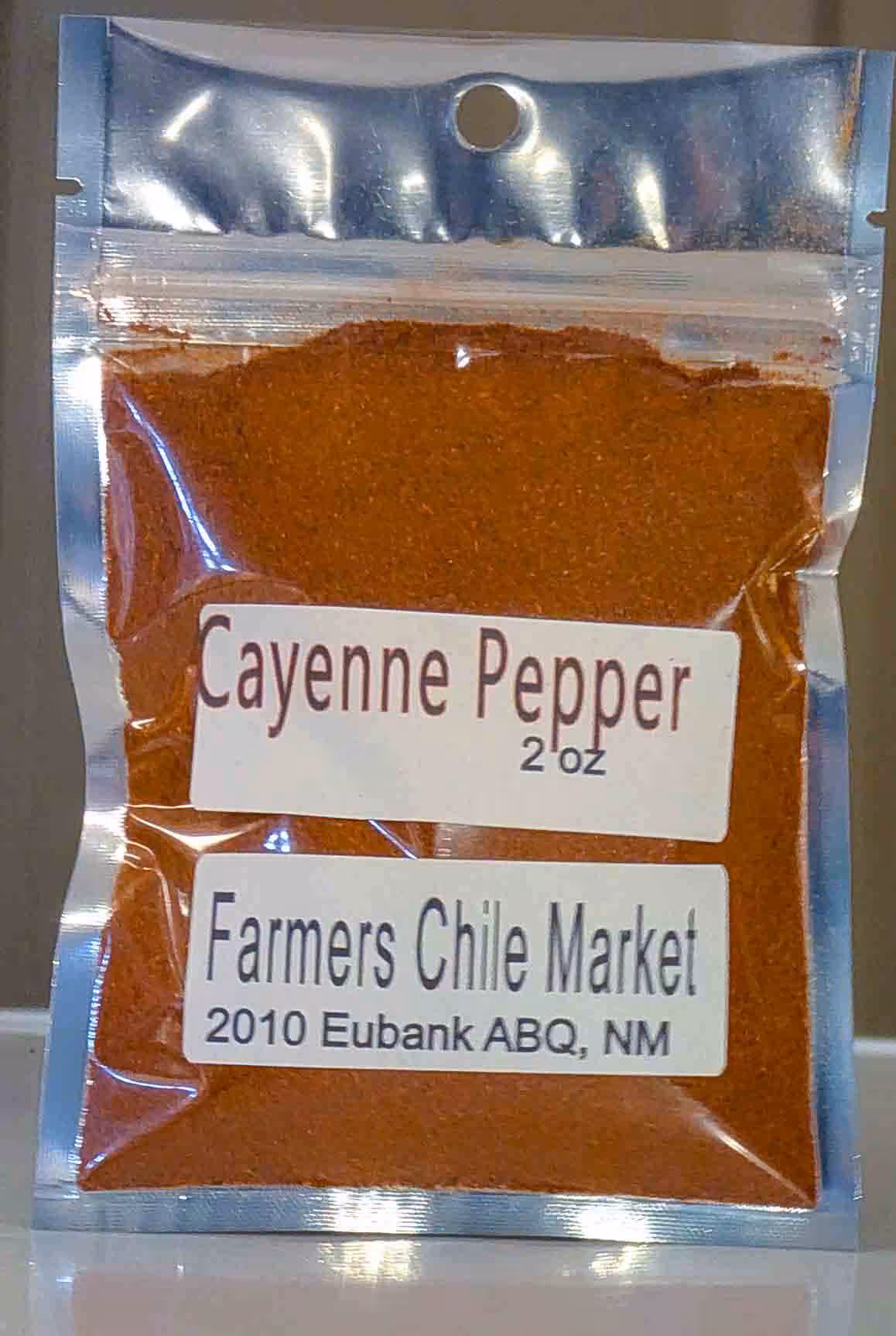 a 2 oz bag of cayenne pepper