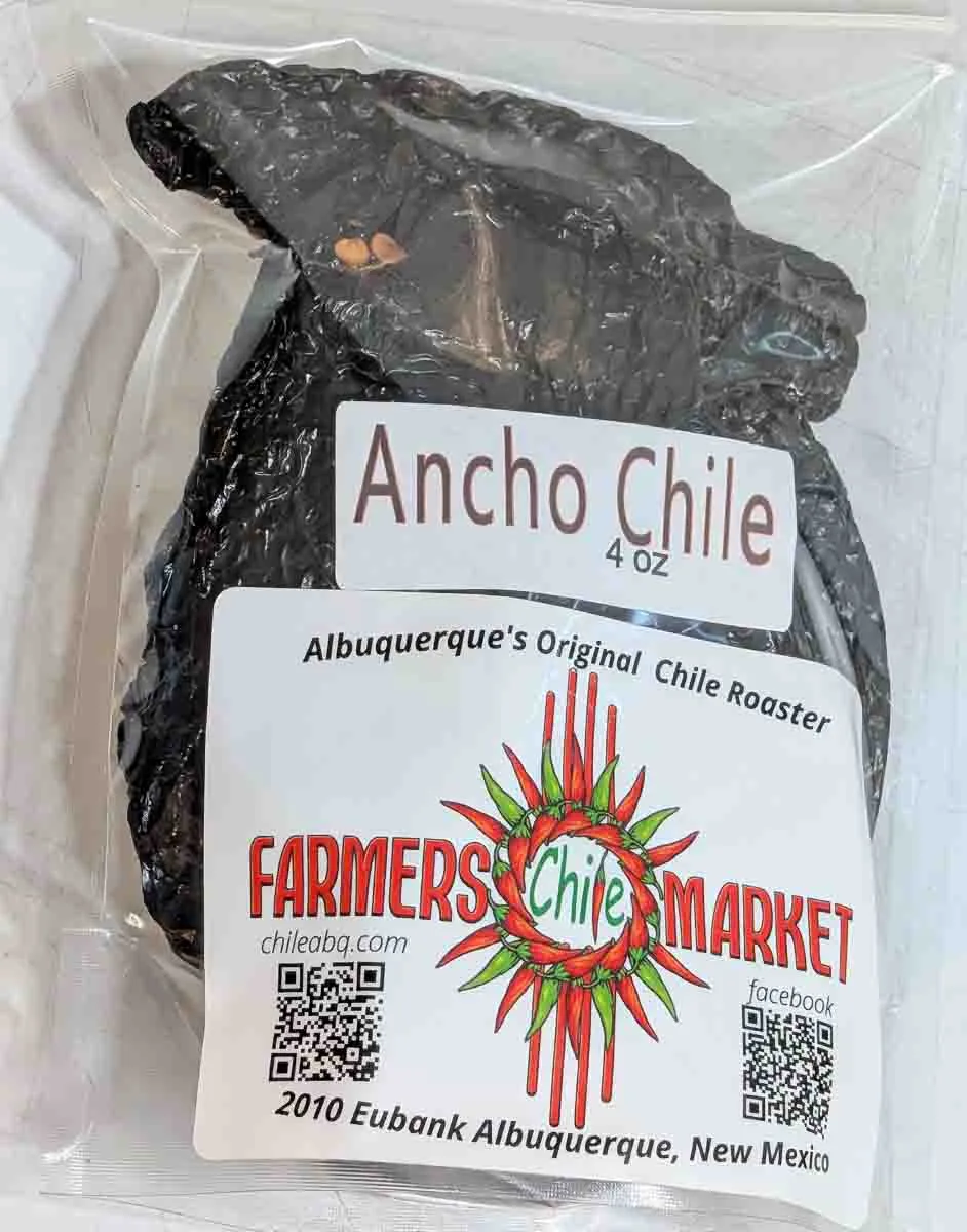 Ancho Chile - 4oz bag