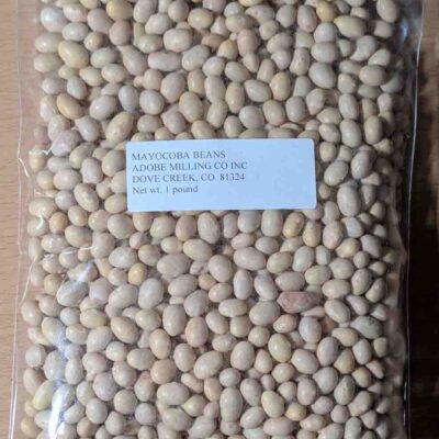 a bag of mayocoba beans