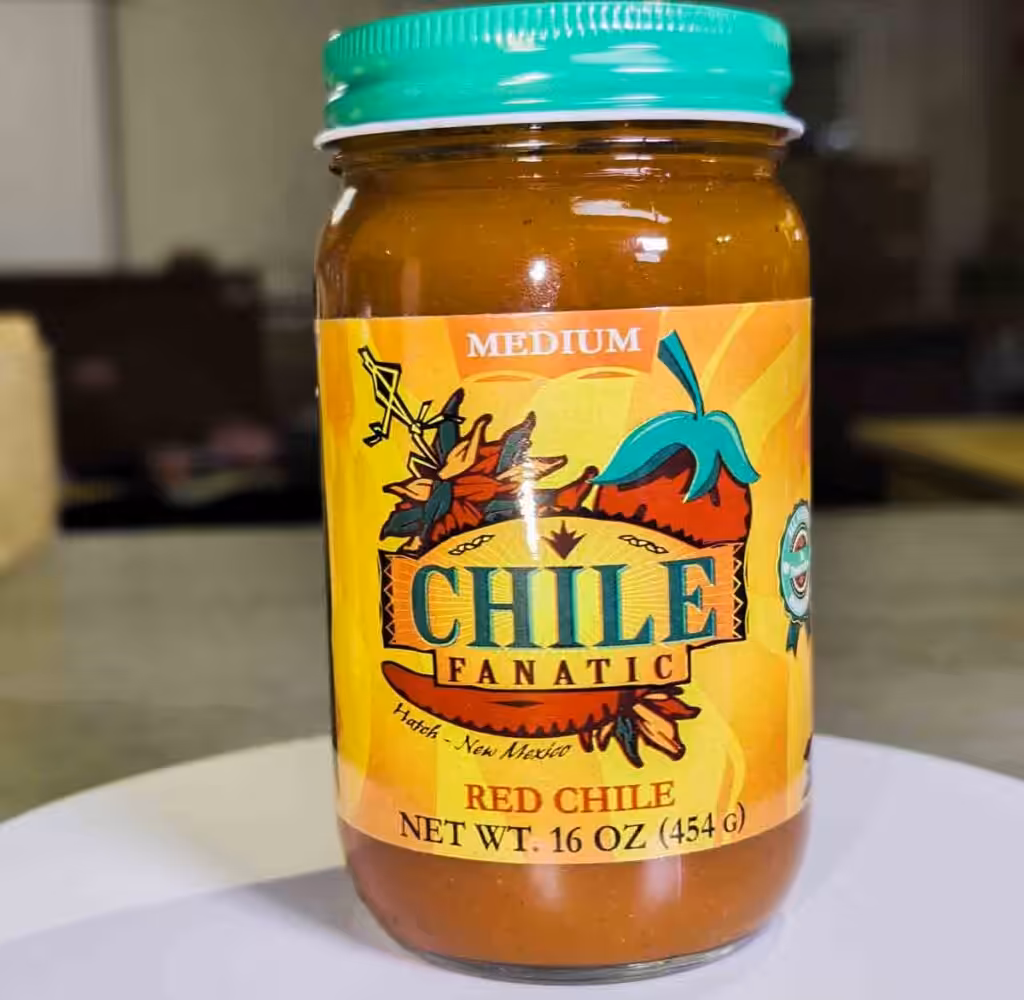 Chile Fanatic Medium Hatch Red Chile Sauce - 16oz jar