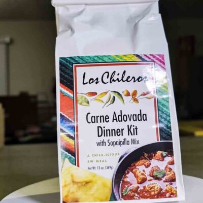 Los Chileros Carne Adovada Dinner Kit - with Sopaipilla Mix